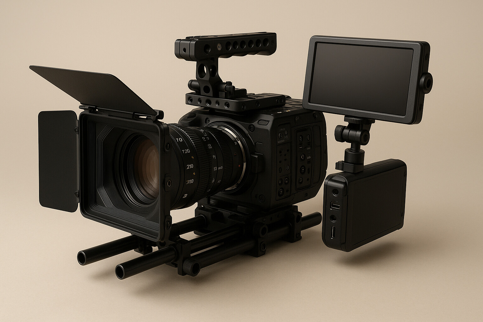Cinema camera setup